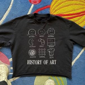 Mega Yacht History of Art Crewneck Size Medium